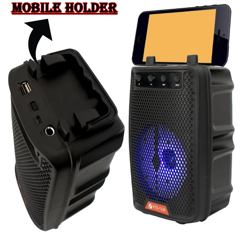 اسپیکر بلوتوثی قابل حمل کی تی اس مدل kts-1338 - Image 2