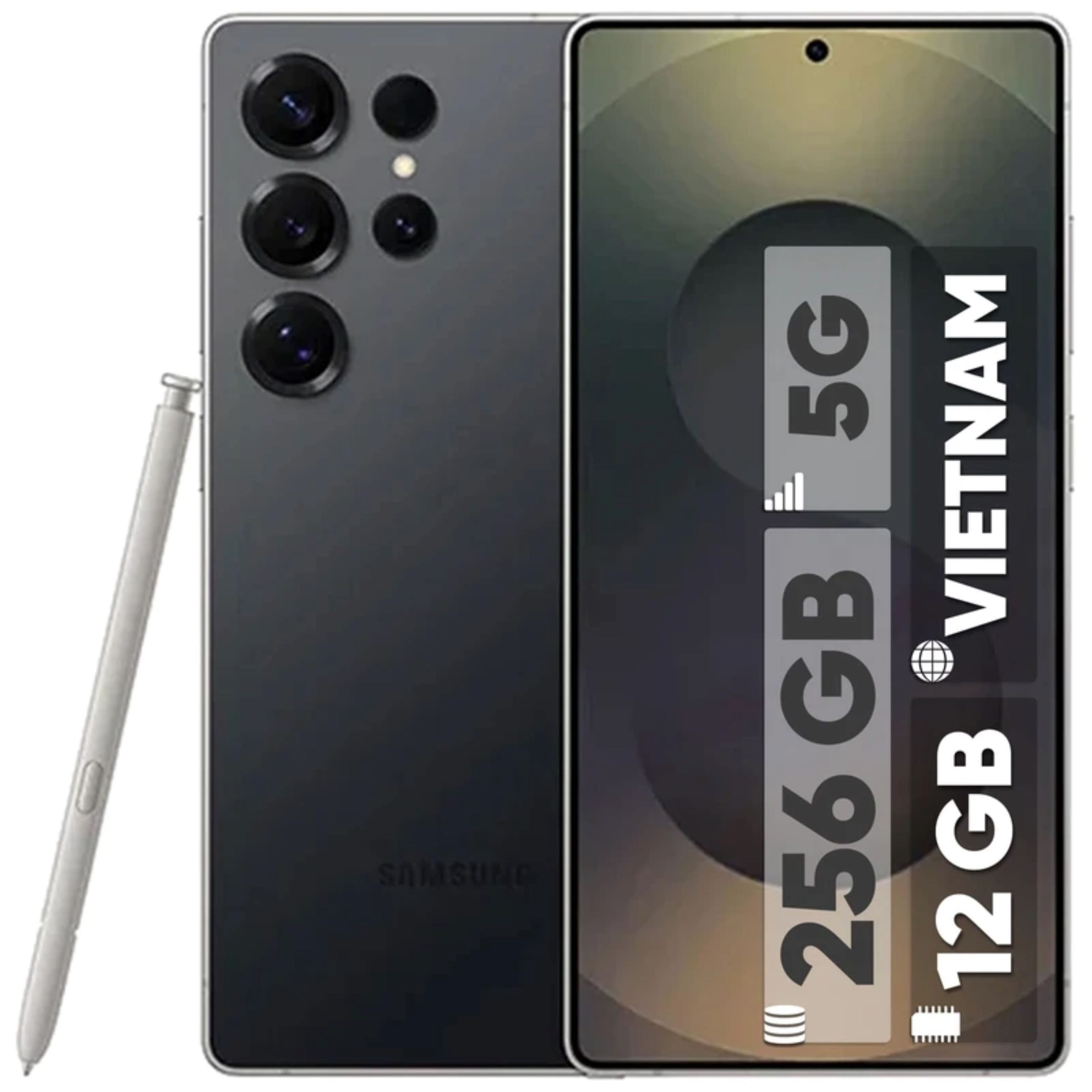 گوشی سامسونگ Galaxy S25 Ultra رجیسترشده دو سیمکارت 256 گیگابایت با رم 12 گیگابایت - پک ویتنام